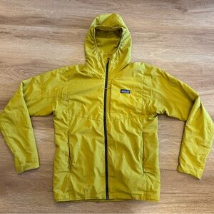 Men's Patagonia Nano Air Primaloft Insulated Hoody Textile Green Yellow Size M